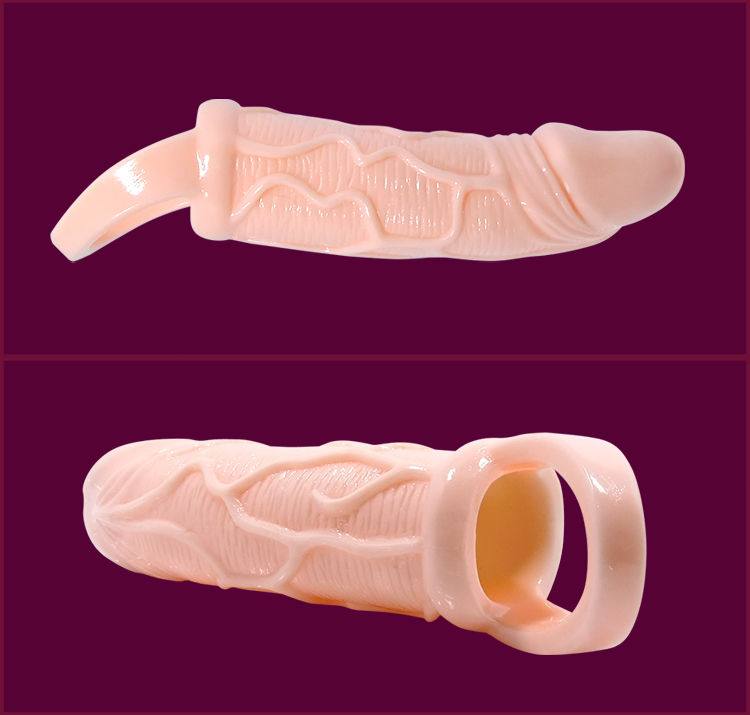Baile - VIBRATING PENIS SHEATH WITH TESTICLE Strap 13.5 CM Baile - VIBRATING PENIS SHEATH WITH TESTICLE Strap 13.5 CM