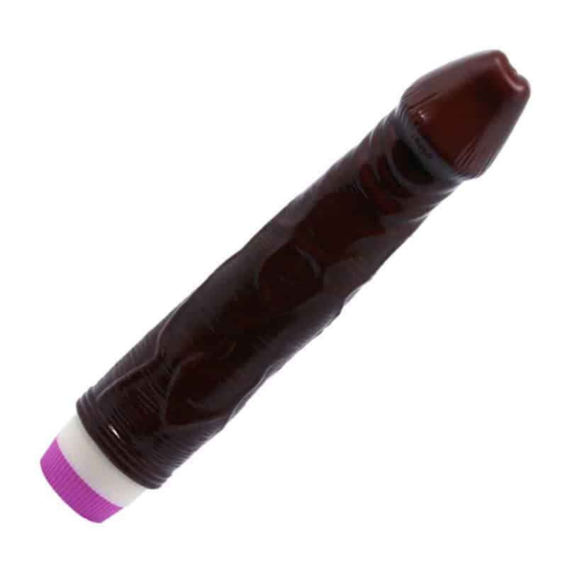 Baile - 23 CM BROWN VIBRATOR WITH WAVES OF PLEASURE