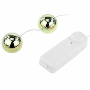 Baile - VIBRADOR DE BOLAS CHINESAS DOURADAS