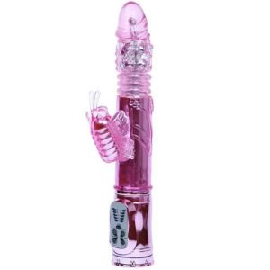 Baile - VIBRADOR RECARREGÁVEL COM BORBOLETA PULSANTE E ROTAÇÃO