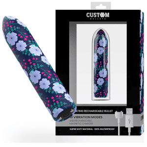 Custom Bullets Spring Rechargeable Vibrator 10 Modes
