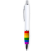 White Pen with LGBT Pride Flag Design