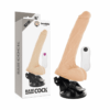 Basecock - REMOTE Control FLEXIBLE RealISTIC VIBRATOR 18.5 CM -O- 4 CM