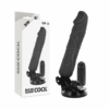 Basecock Black Remote Control Realistic Vibrator