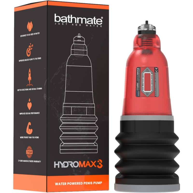 Bathmate Hydromax 3 Red Water Pump