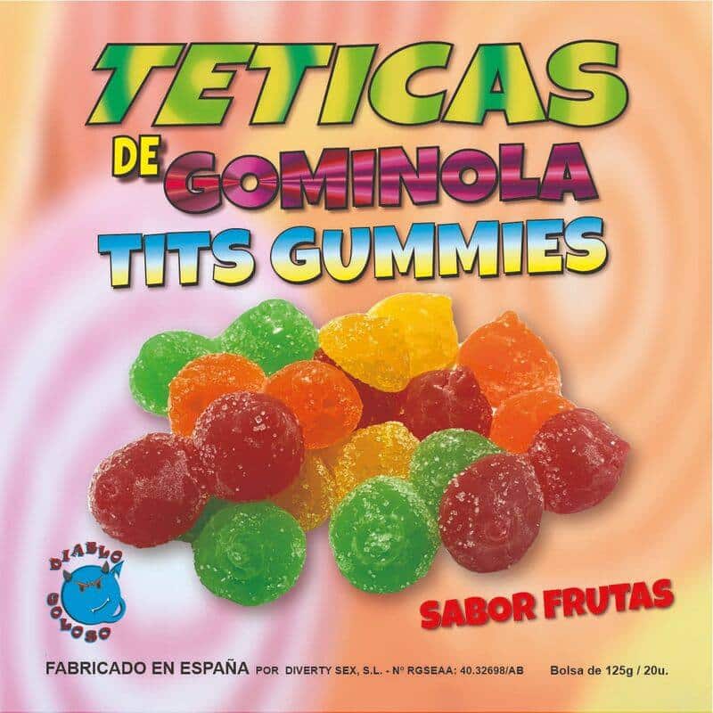 Gummy Breast Candy Diablo Goloso