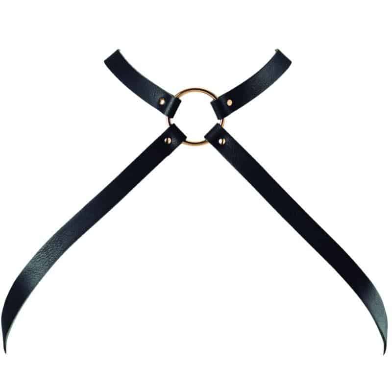 Bijoux Indiscrets Maze Black Chest Harness Accessory