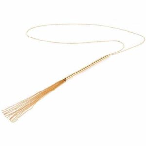 Bijoux Metal Chain Whip Necklace