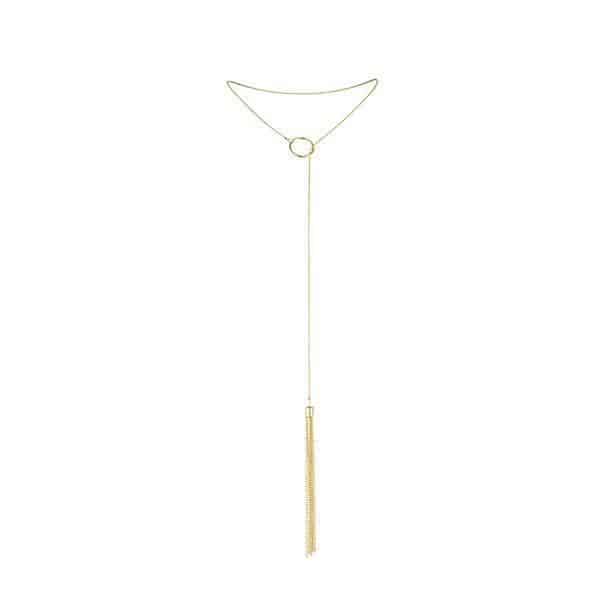 Bijoux - Colar de Metal com Pom-Pom Dourado Bijoux - Colar de Metal com Pom-Pom Dourado