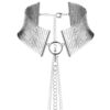 Bijoux Désir Metállique Silver Chain Necklace