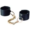 Bijoux Indiscrets MAZE Black Wide Handcuff Set