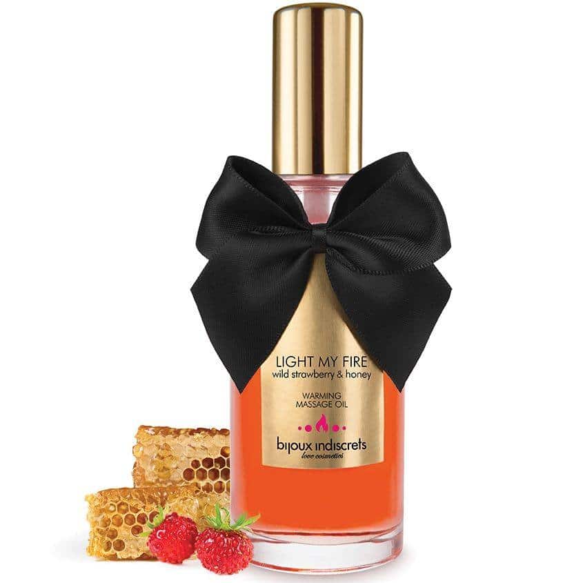 Bijoux - Óleo Aquecedor de Massagem com Aroma de Morango Bijoux - Óleo Aquecedor de Massagem com Aroma de Morango