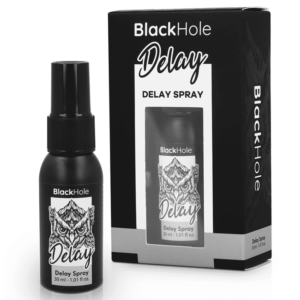 Black Hole Delay Spray for Intimate Moments