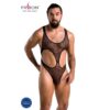 Passion L/XL Black Leon Bodysuit
