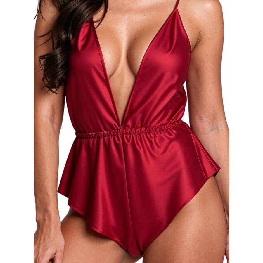 Body SENSIE L/XL em Borgonha Body SENSIE L/XL em Borgonha