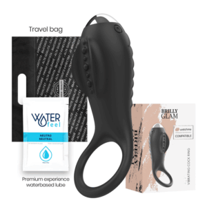 Brilly Glam - ALAN VIBRATING COCK RING WITH WIRELESS TECH