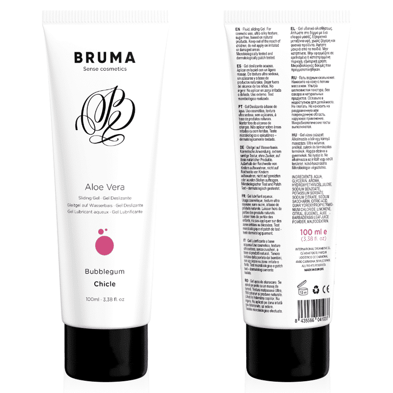 Bruma Aloe Vera Glide Gel Bubblegum