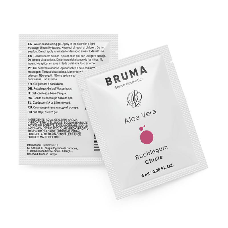 Bruma Bubblegum Aloe Vera Lube 6ml