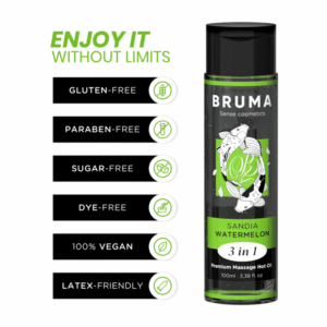 Bruma Massage Oil with Heat Effect Watermelon