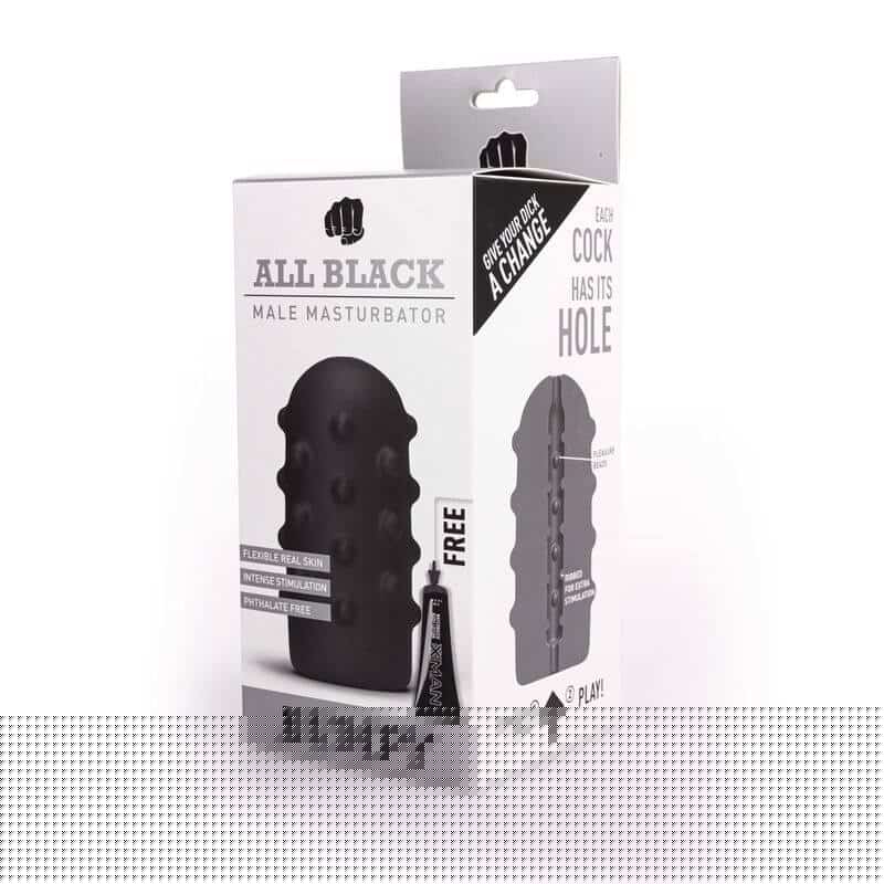All Black Bumpy Male Toy All Black Bumpy Male Toy