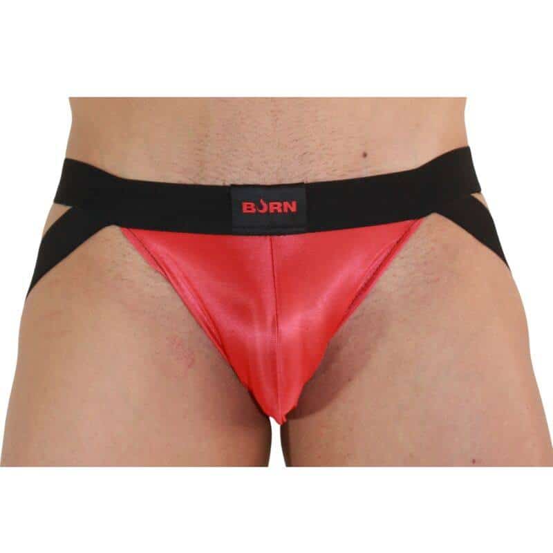 Burn 010 Jock Vermelho/Preto M Ergonômico Burn 010 Jock Vermelho/Preto M Ergonômico