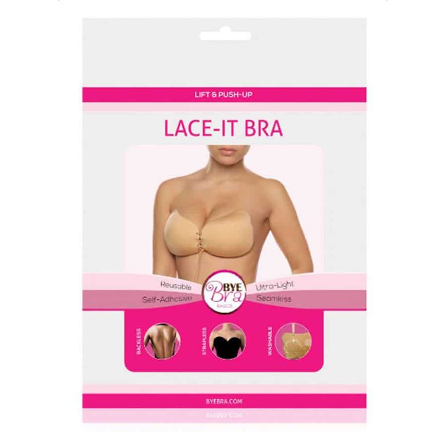 Bye Bra Lace-It Ultra Light Black Push-Up Bra Bye Bra Lace-It Ultra Light Black Push-Up Bra