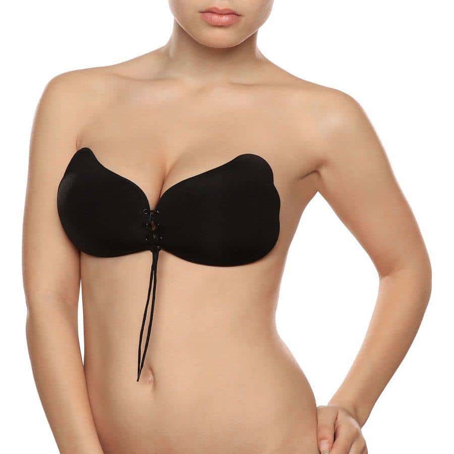 Bye Bra Lace-It Ultra Light Black Push-Up Bra