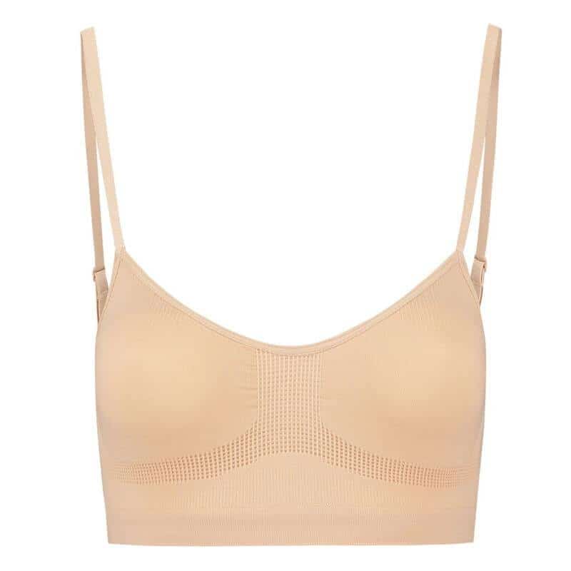 Bye Bra Seamless Bra Medium Support Beige Bye Bra Seamless Bra Medium Support Beige