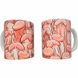 WHIMSICAL MUG - 370 ML PENIS-SHAPED COLORFUL CUP