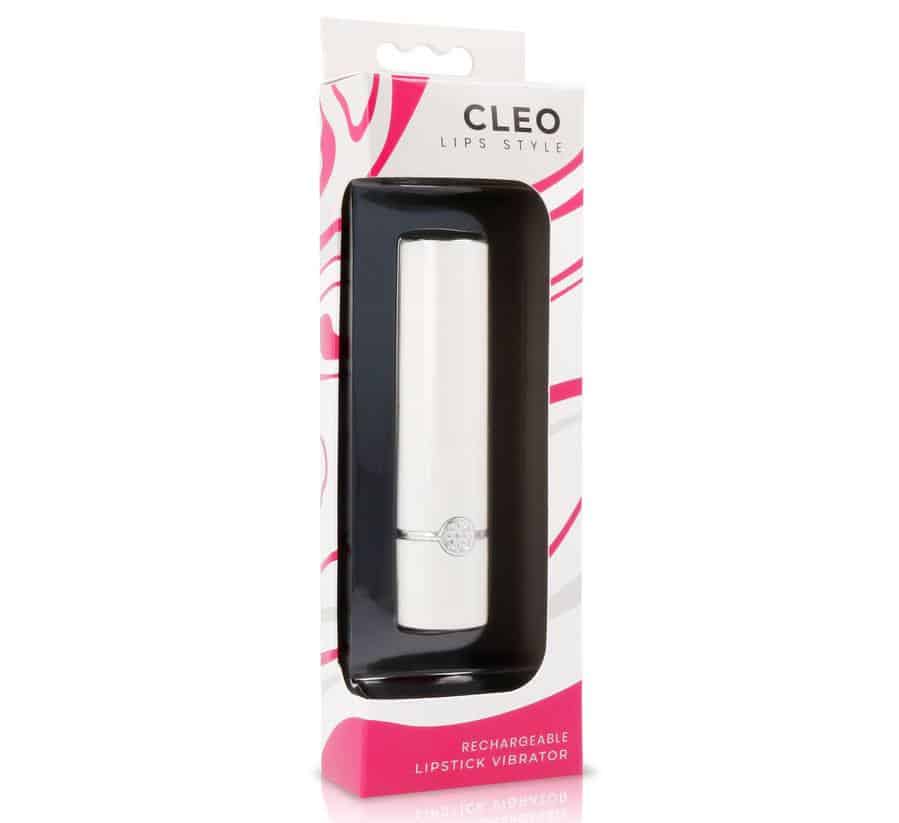 CLEO - VIBRATING LipsTICK IN WHITE & Pink DESIGN CLEO - VIBRATING LipsTICK IN WHITE & Pink DESIGN