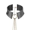 Black MetalLIC NECKLACE BY Bijoux - DÉSir MÉTAllIQUE ACCESSORY