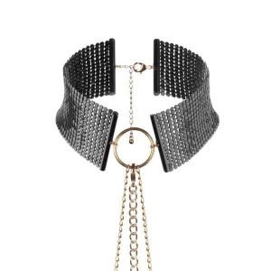 Black MetalLIC NECKLACE BY Bijoux - DÉSir MÉTAllIQUE ACCESSORY