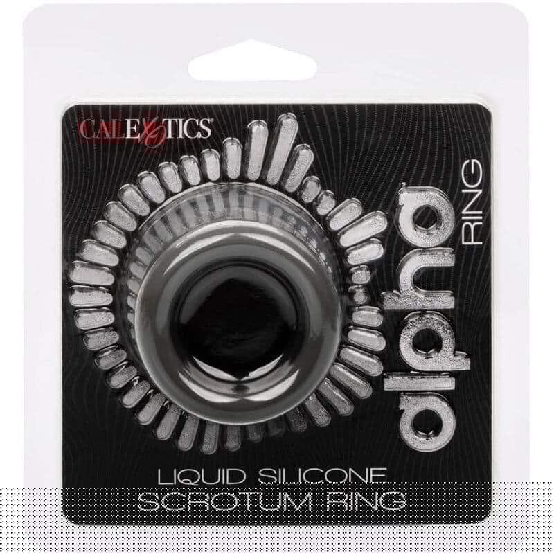 Calexotics - ALPHA Black SCROTUM ENHANCEMENT RING Calexotics - ALPHA Black SCROTUM ENHANCEMENT RING