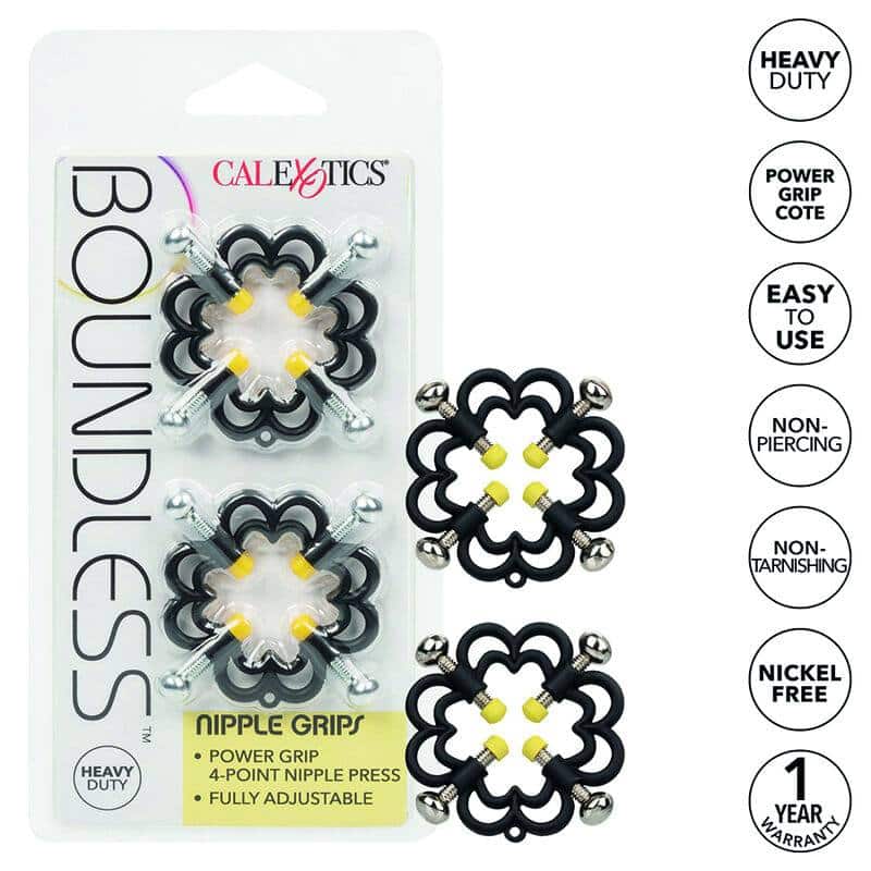 Calexotics - BOUNDLESS NIPPLE CLAMPS FOR SENSATION Calexotics - BOUNDLESS NIPPLE CLAMPS FOR SENSATION
