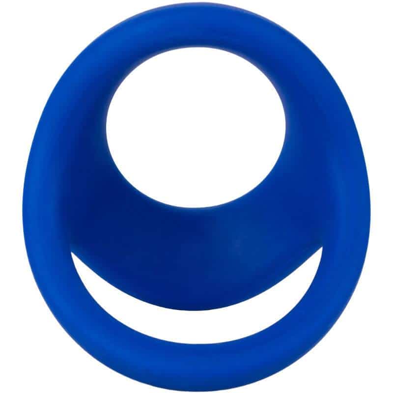 Calexotics Admiral Dual Cock Ring Blue Silicone Calexotics Admiral Dual Cock Ring Blue Silicone