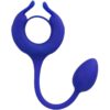 Calexotics Weighted Blue Cock Ring for Enhanced Pleasure