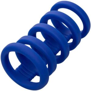 Calexotics Admiral Xtreme Cage Blue Silicone Enhancer