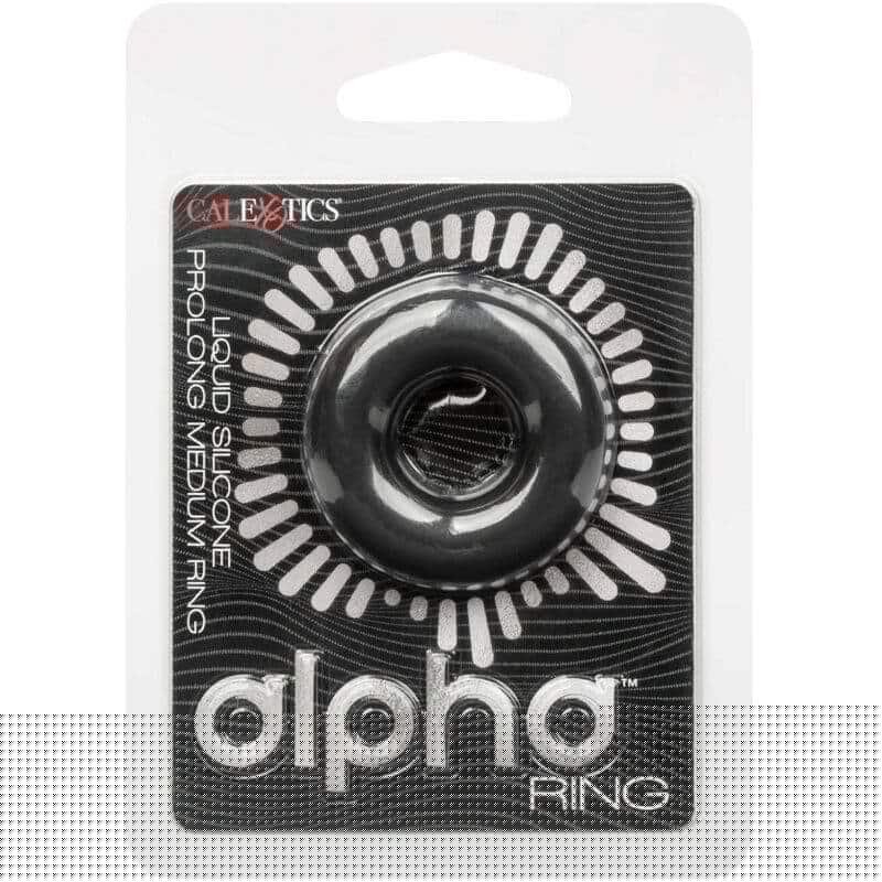 Calexotics ALPHA Medium Prolong Ring Black Silicone Calexotics ALPHA Medium Prolong Ring Black Silicone