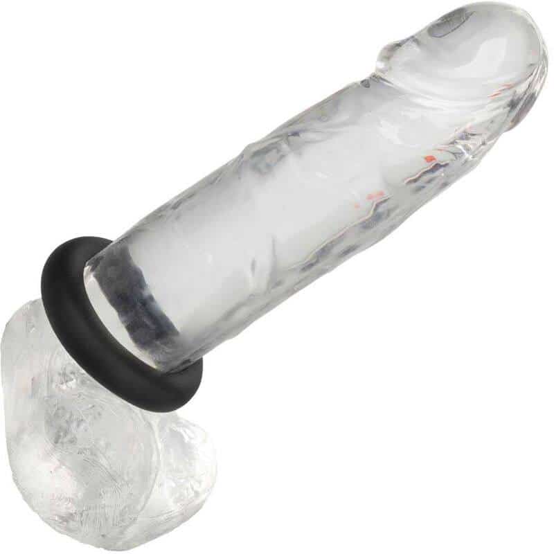 Calexotics ALPHA Medium Prolong Ring Black Silicone