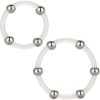 Calexotics Steel Bead Silicone Cock Ring