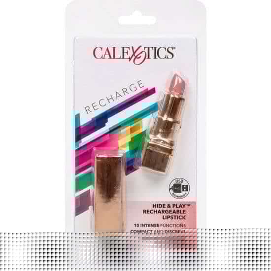 Calexotics Hide & Play Rechargeable Lipstick Vibrator Calexotics Hide & Play Rechargeable Lipstick Vibrator
