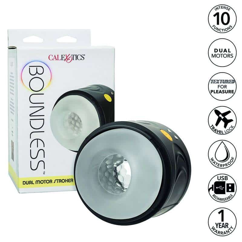 Calexotics Dual Motor Waterproof Stroker Toy Calexotics Dual Motor Waterproof Stroker Toy