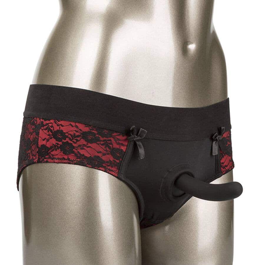 Calexotics - CONJUNTO DE CUECASS SEM ENTREPIERNAS COM DILDO P/M