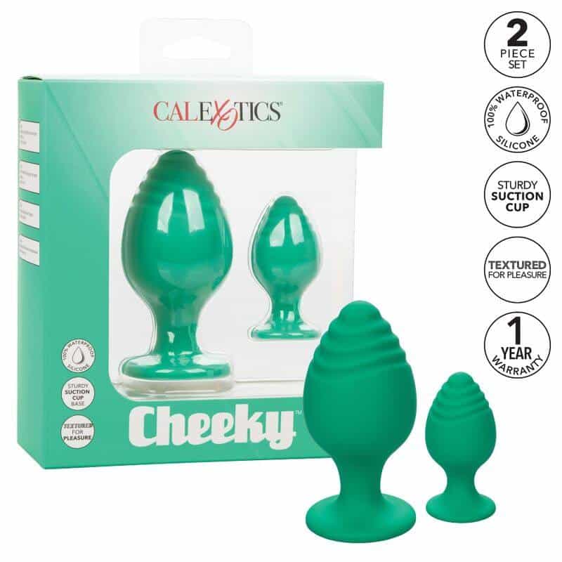 Calexotics Green Buttplug Cheeky Series Calexotics Green Buttplug Cheeky Series