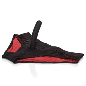 Calexotics Red Scandal Panty Set with Harness