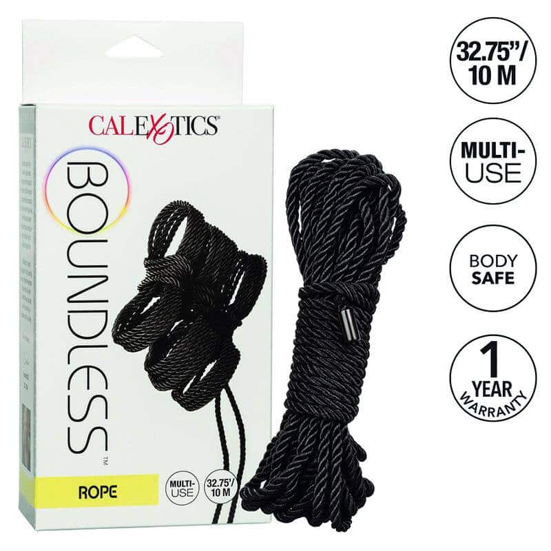Calexotics Boundless 10m Black Rope Toy Calexotics Boundless 10m Black Rope Toy