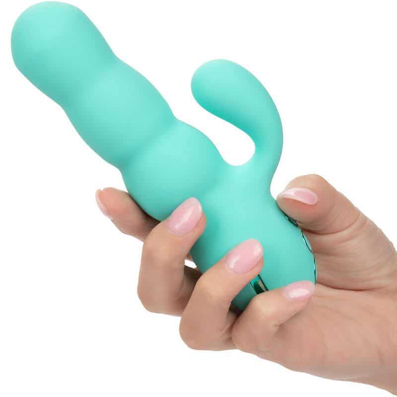 Calexotics Rabbit Vibrator Del Mar Diva Green