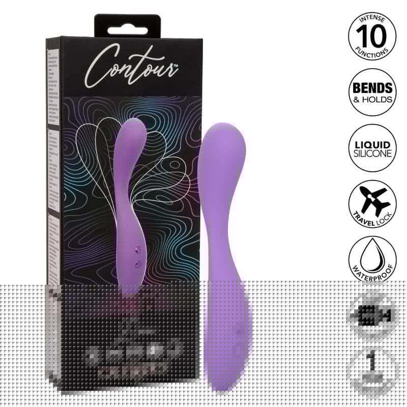 Calexotics - FLEXIBLE DEMI VIOLET MASSAGER Calexotics - FLEXIBLE DEMI VIOLET MASSAGER