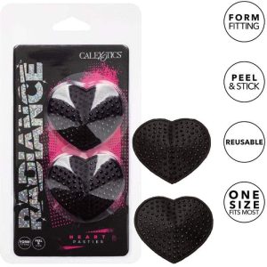 Calexotics - RADIANCE NIPPLE SHIELDS IN HEART DESIGN