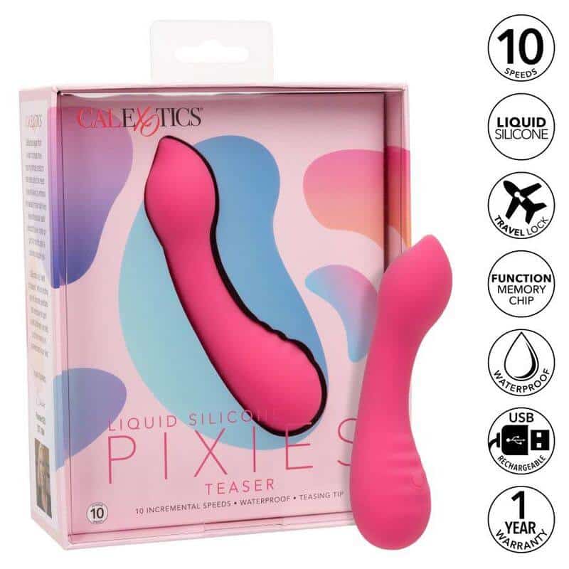 Calexotics Pixies Teaser Pink Stimulator Calexotics Pixies Teaser Pink Stimulator